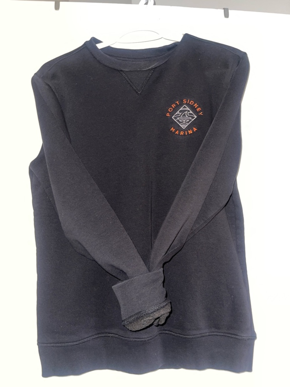 Port Sidney Marina Crewneck Sweatshirt - Black